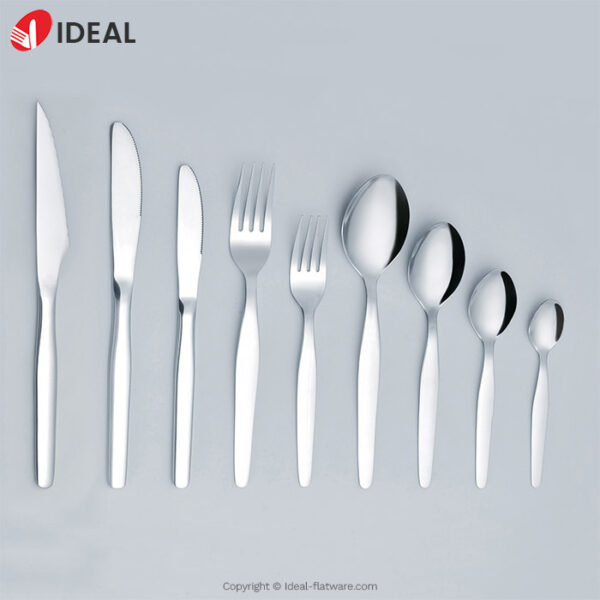 Stainless steel flatware